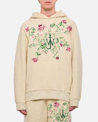 J.W.Anderson Beige Embroidery Hoodie