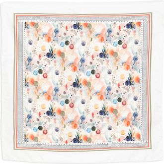 D'Aniello Abstract-pattern Silk Scarf