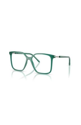 A|X Armani Exchange 53mm Irregular optical glasses in Green at Nordstrom