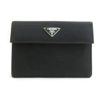 Prada Pre-owned Wallets, unisex, Black, Size: ONE SIZE Pre-owned Vintage Nylon Wallet