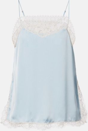 Faithfull The Brand Hanna lace-trimmed satin camisole