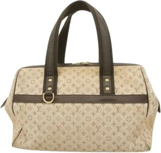 Louis Vuitton Pre-owned Handbags, female, Beige, Size: ONE SIZE Pre-owned Vintage Canvas Handbag