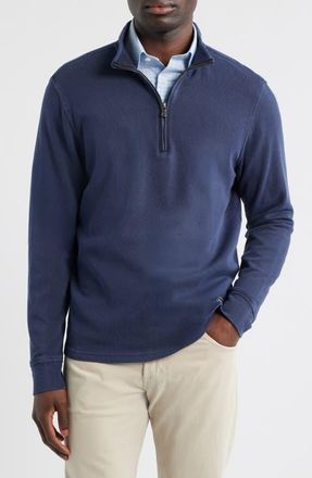 Vineyard Vines Coastline Quarter Zip Pullover in Nautical Navy at Nordstrom, Size Xx-Large