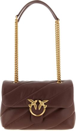 Pinko Classic Love Puff Crossbodytas - Dames - Schoudertassen - Rood - ONE Size - Leer - Tassen
