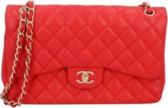 Chanel Pre-owned Large Classic BAG - - Pre-owned - Donna - Rosso - ONE SIZE