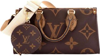 Louis Vuitton Onthego Tote Reverse Monogram Giant East West (Authentic Pre- Loved)