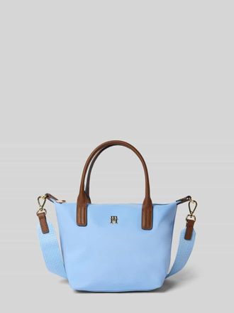 Tommy Hilfiger Umh&auml;ngetasche mit Logo-Applikation in Hellblau, Gr&ouml;&szlig;e 1