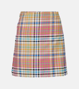 Vivienne Westwood Gonnellino in lana vergine tartan