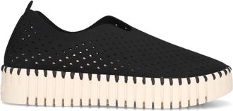 Ilse Jacobsen Zwarte Instappers Tulip 3373 - Dames - Sneakers - Zwart - 41 EU - Su&egrave;de - Schoenen