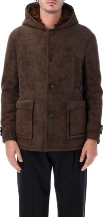 s.w.o.r.d Eco-Shearling Hooded Jacket