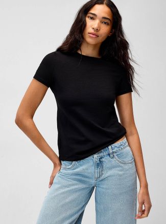 Twik Womens Solid organic cotton T-shirt Slim fit