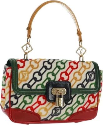 Louis Vuitton Pre-owned Vintage Handbag - Dames - Vintage Handtas - Veelkleurig - ONE Size - Leer - Vintage