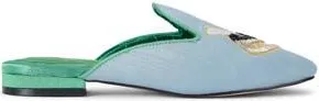 Kurt Geiger Beaded Slipper in Light/pastel Blue at Nordstrom Rack, Size 5Us / 35Eu