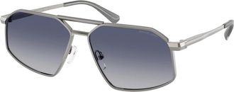 Michael Kors Stijlvolle zonnebril MAR Vista - Heren - Zonnebrillen - Grijs - 60 MM - Accessoires