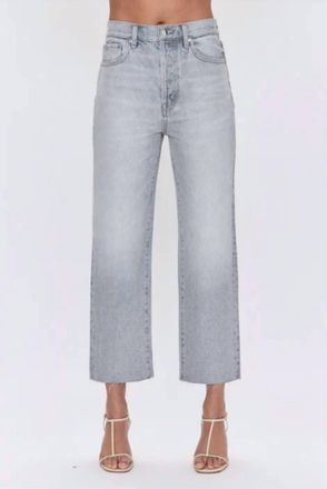 Pistola Denim Cassie Crop Super High Rise Straight Jeans In Enigma