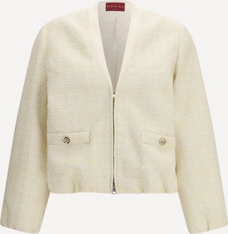 Gucci Tweed Jacket Female 42
