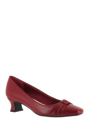 Easy Street Waive Square Toe Pump - Multiple Widths Available in Red at Nordstrom Rack, Size 5.5