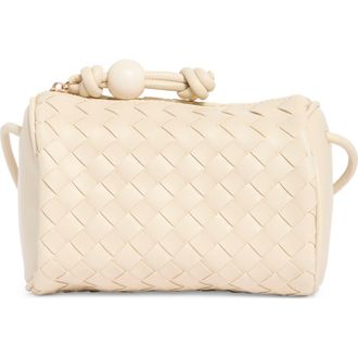 Urban Expression Woven Faux Leather Crossbody Bag in Off White at Nordstrom Rack