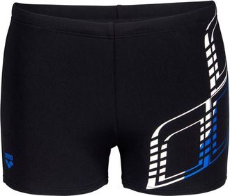 Arena Graphic Swim Short Badehose f&uuml;r Herren | schwarz