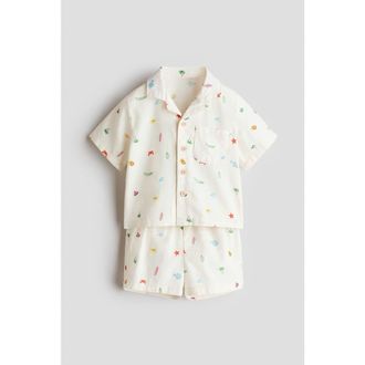 H&M 2-piece Set in Cream/patterned at Nordstrom, Size 18M