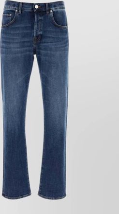 Pantaloni Torino faded wash stretch denim jeans