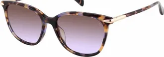 Rag & Bone Womens Rnb1035/s 0Dex Sunglasses In Violet Havana