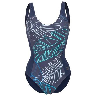 Arena Swimsuit Mia Wing Back Badeanzug f&uuml;r Damen | blau
