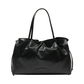 Tory Burch Tory Burch, Tote Bags, female, Black, Size: ONE SIZE Ella Shopper Bag
