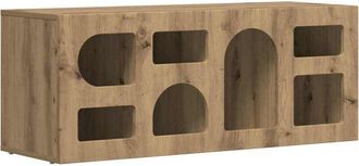 vidaXL TV Cabinet Artisan Oak 100 x 35 x 40 cm Engineered Wood vidaXL