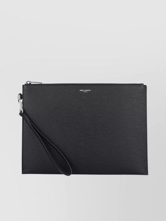 Saint Laurent leather zipped tablet holder