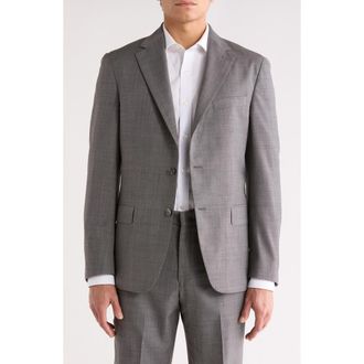 Vince Two Button Notch Lapel Wool Suit Jacket in Grey at Nordstrom Rack, Size 38 Regular