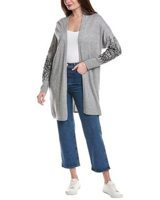 Johnny Was Elodie Relaxed Wool & Cashmere-Blend Cardigan