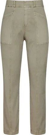 Spanx Stretch Twill Straight Leg Pants in Olive Oil at Nordstrom Rack, Size X-Small