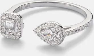 Messika Anello My Twin in oro bianco 18kt con diamanti