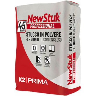 K2 STUCCO IN POLVERE PER CARTONGESSO Kg. 5- 4 pezzi - K2