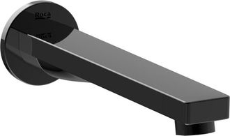 Roca Roca - A5253089cn Aqua Square Ca&ntilde;o De Pared Para Ba&ntilde;era Negro Titanio - Ref: A5253089cn