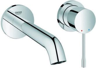 GROHE Mezclador De Combustible De Combustible De 2 Agujeros &middot; Profesor De 183 Mm Cromado