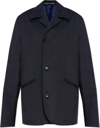 Paul Smith Tuxedo Jas Met Open Revers - Heren - Blazers - Blauw - L - Katoen - Jassen