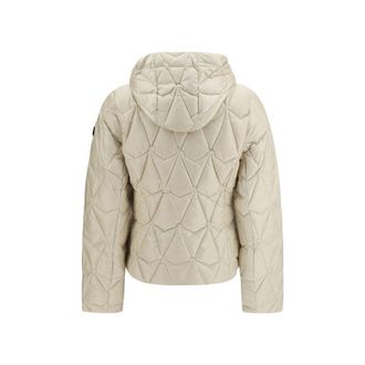 Moose Knuckles Quilted Goose Down Down Jacket - Beige