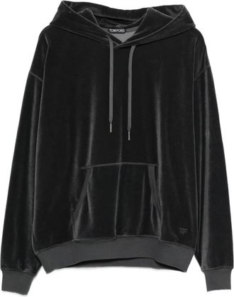 Tom Ford Felpa con cappuccio - Grigio
