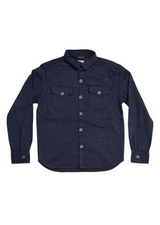 Iron And Resin Mens Bull Denim Mission Shirt In Charcoal