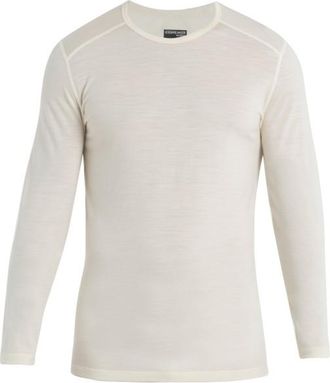 Icebreaker 200 Oasis L/S Crewe Merinounterwäsche für Herren | grau