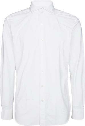 Xacus Act520 ML Active Base White Button-Down Shirt