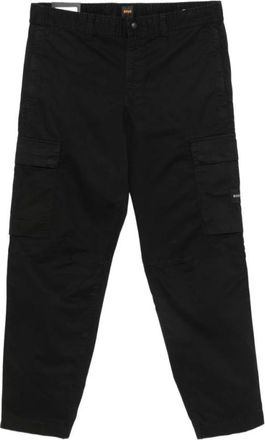 HUGO BOSS Broeken, Heren, Zwart, L, Slim-fit Broeken