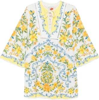 Farm Rio Abito corto Sicily - Bianco