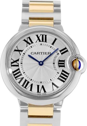 Cartier Pre-owned Cartier Ballon Bleu 36Mm Quartz Silver Dial Mens Watch W69008Z3