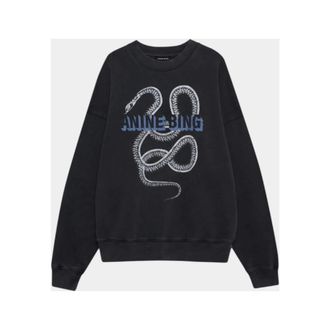 Anine Bing Mujer, Sudaderas, Negro, Talla: XS