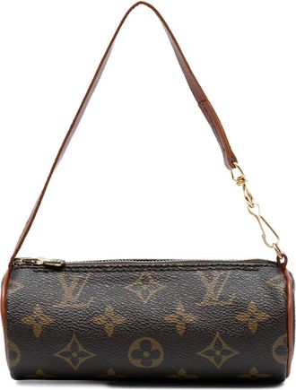 Louis Vuitton 2000-2025 Monogram Papillon Pochette handtas - Bruin
