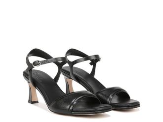 Naturalizer 27 Edit Grace Ankle Straps Womens Sandals Black Leather : 9.5 M (B), Leather/Rubber
