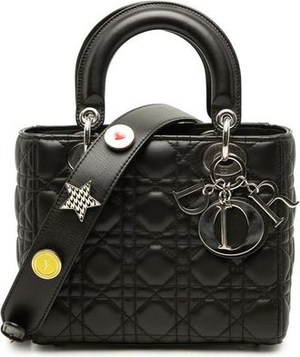 Dior Pre-owned Dior Small Lambskin Cannage My ABCDior Lady Satchel Ladies IG1BXPNZVUSS8S9L